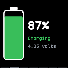 The battery charging