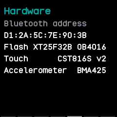 The hardware page