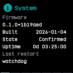 The system page