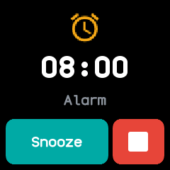An alarm ringing