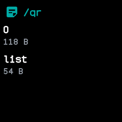 The files app inside a folder
