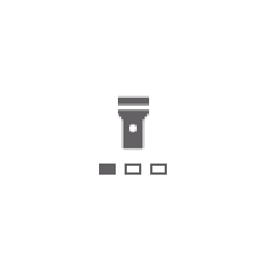The flashlight at its lowest level