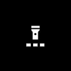 The flashlight switched off