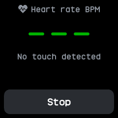 The heart rate app with no touch