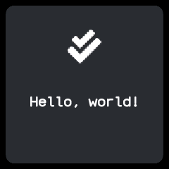 The hello app