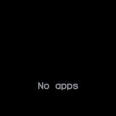 The launcher with no apps installed