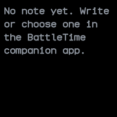 The notes app with no note