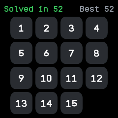 A solved board