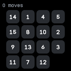 A freshly dealt board