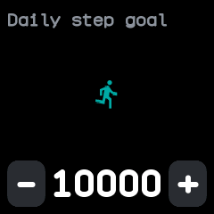 The step goal