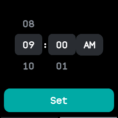 The time page