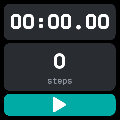 The sports timer, cleared