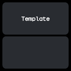 The template as it opens