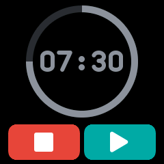 The timer paused