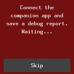 Waiting for the companion app